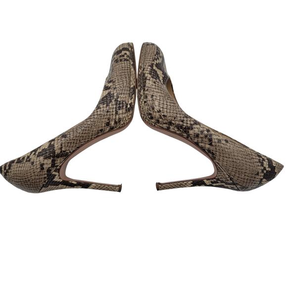 Coach Snakeskin Round Toe Pumps - Picture 9 of 12